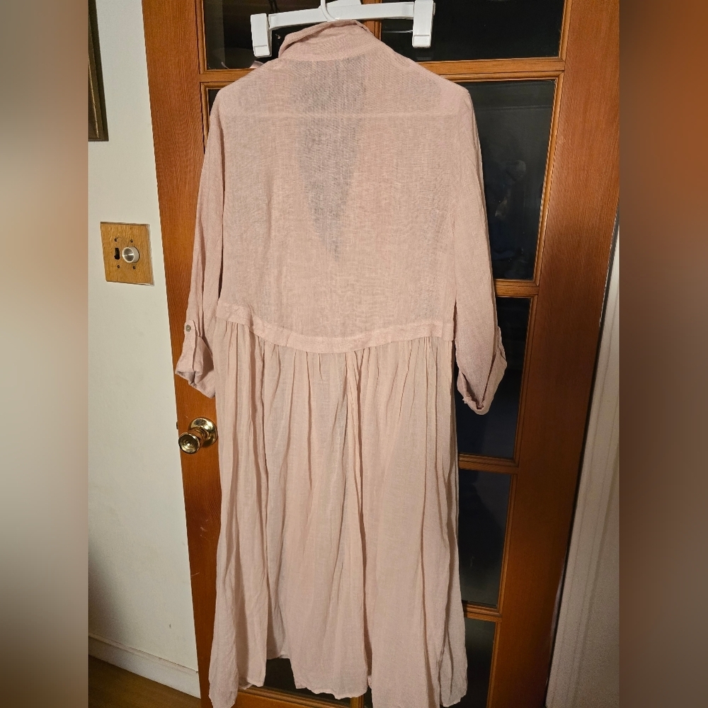 Devitalia Linen Coat Dress - Picture 3 of 6